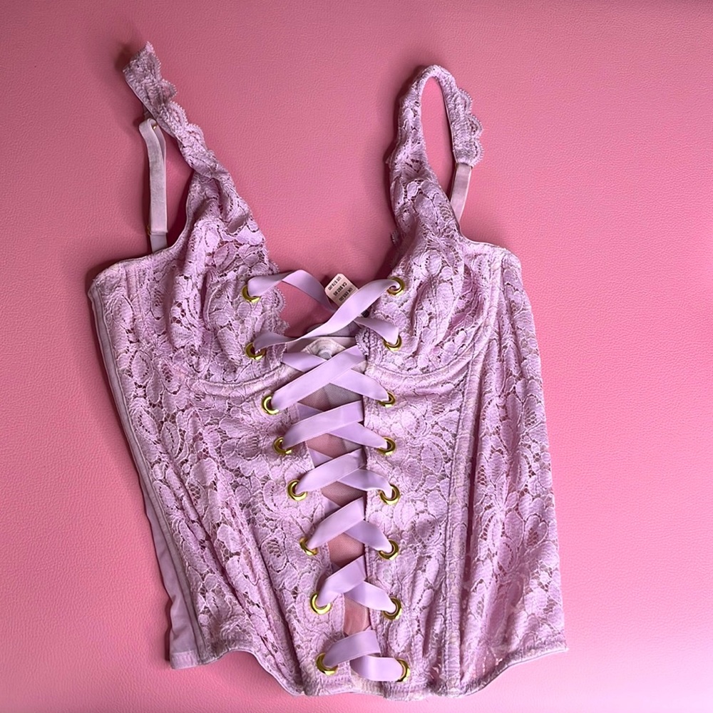 Victoria Secret lace up corset